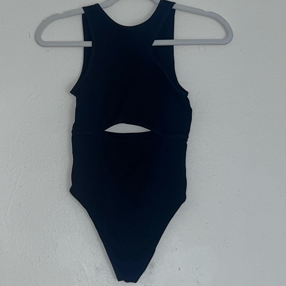 Black Asymmetrical Bodysuit - Target